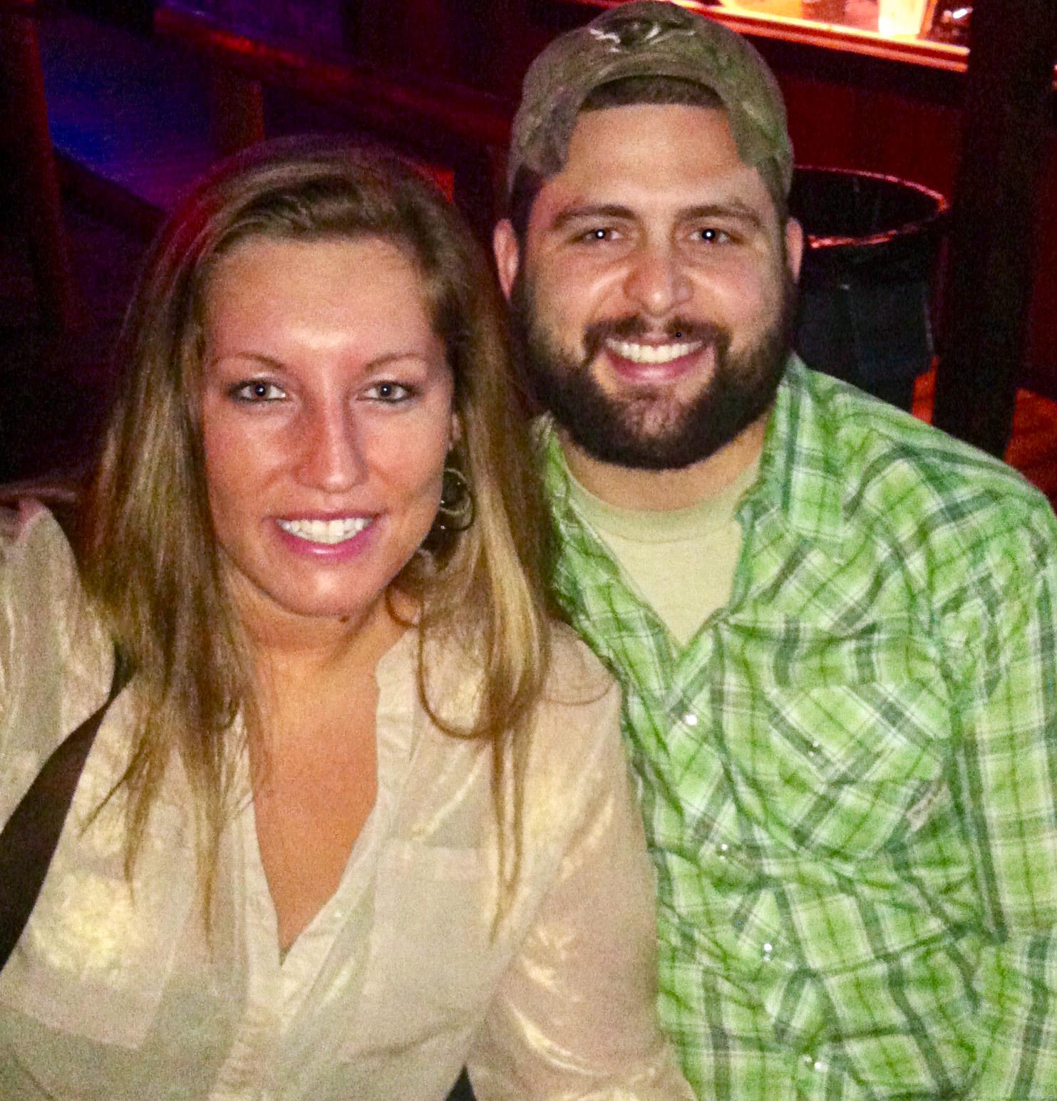 Our first photo on the night we met!