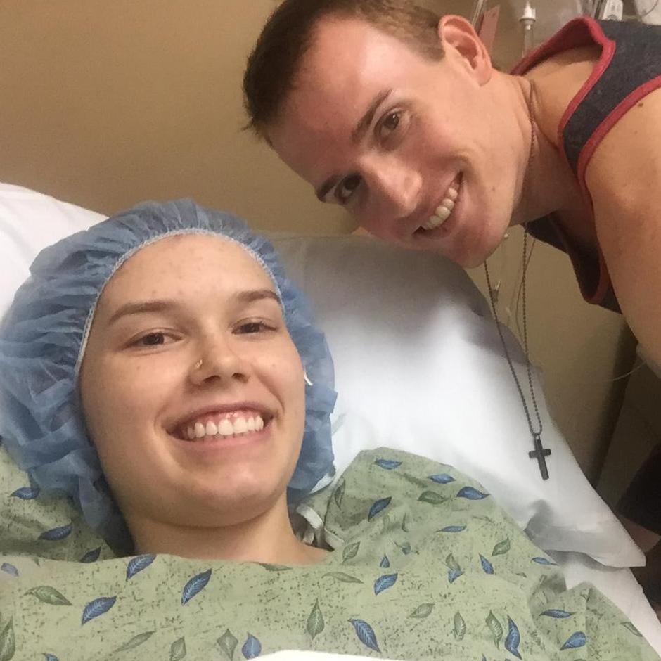 Can't ever miss a photo op. Thankfully he's in it for better or for worse! Who even knows what injury this was for. Oct. 31, 2017.