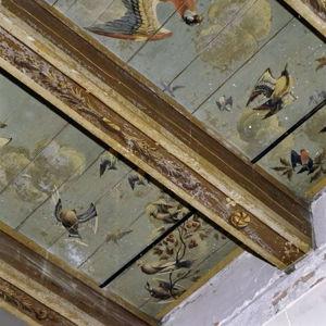Ornithological ceiling mural