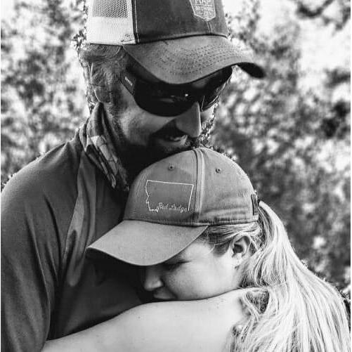 Our engagement on the Gallatin river after both of us didn't catch anything but eachother