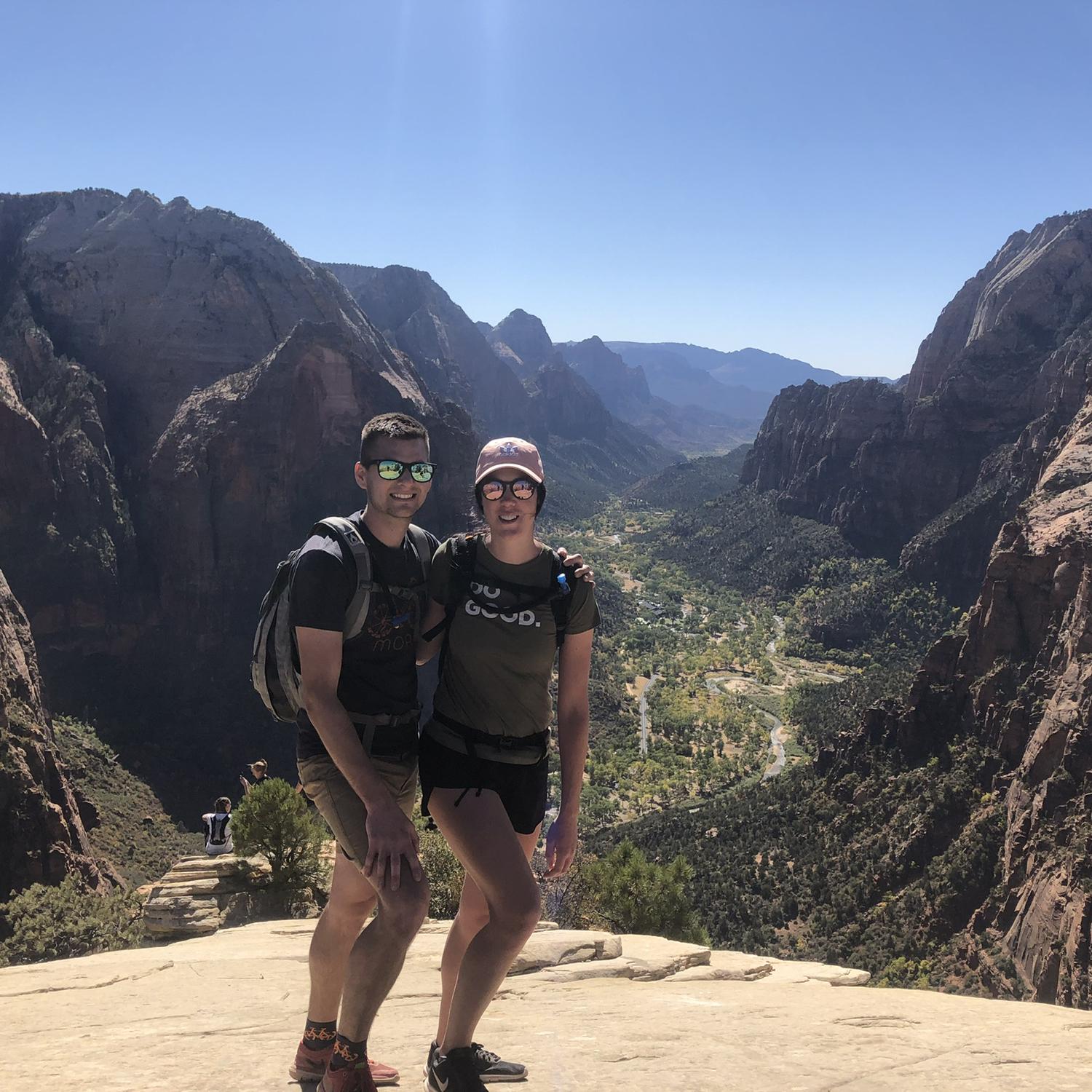 October 18th 2019. Our first time hiking Angel’s Landing in Zion National Park.