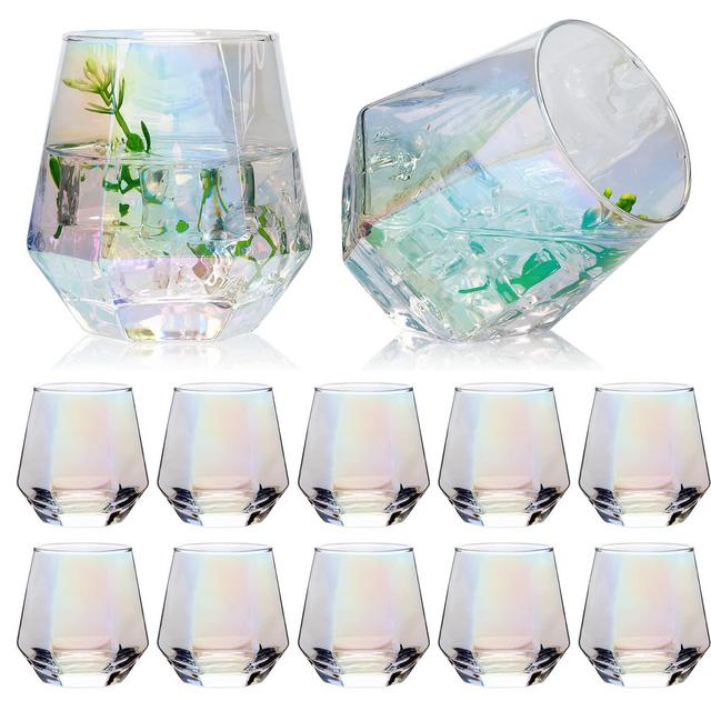Stemless Wine Glass Set Of 12