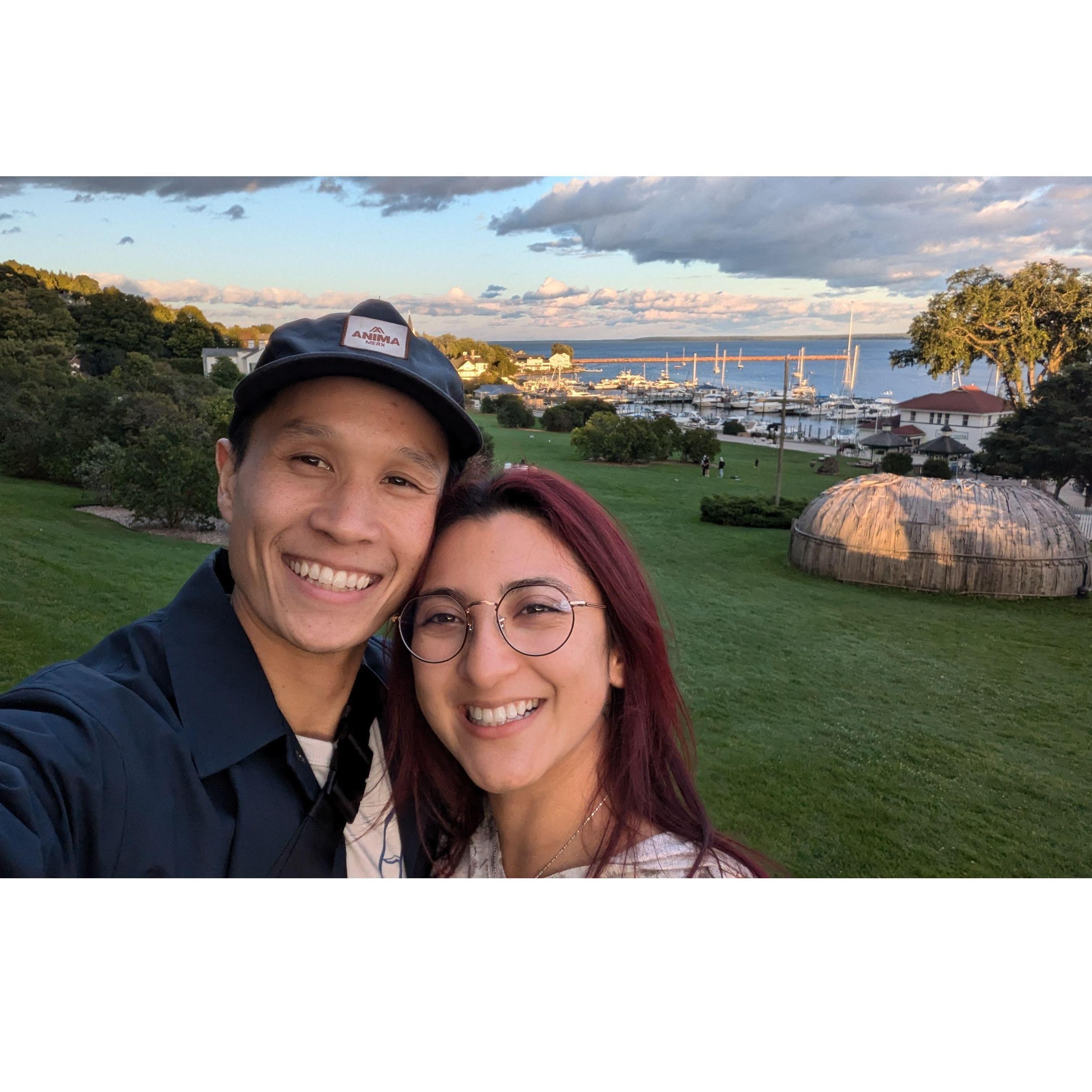 Selfie in Mackinac Island - 2024