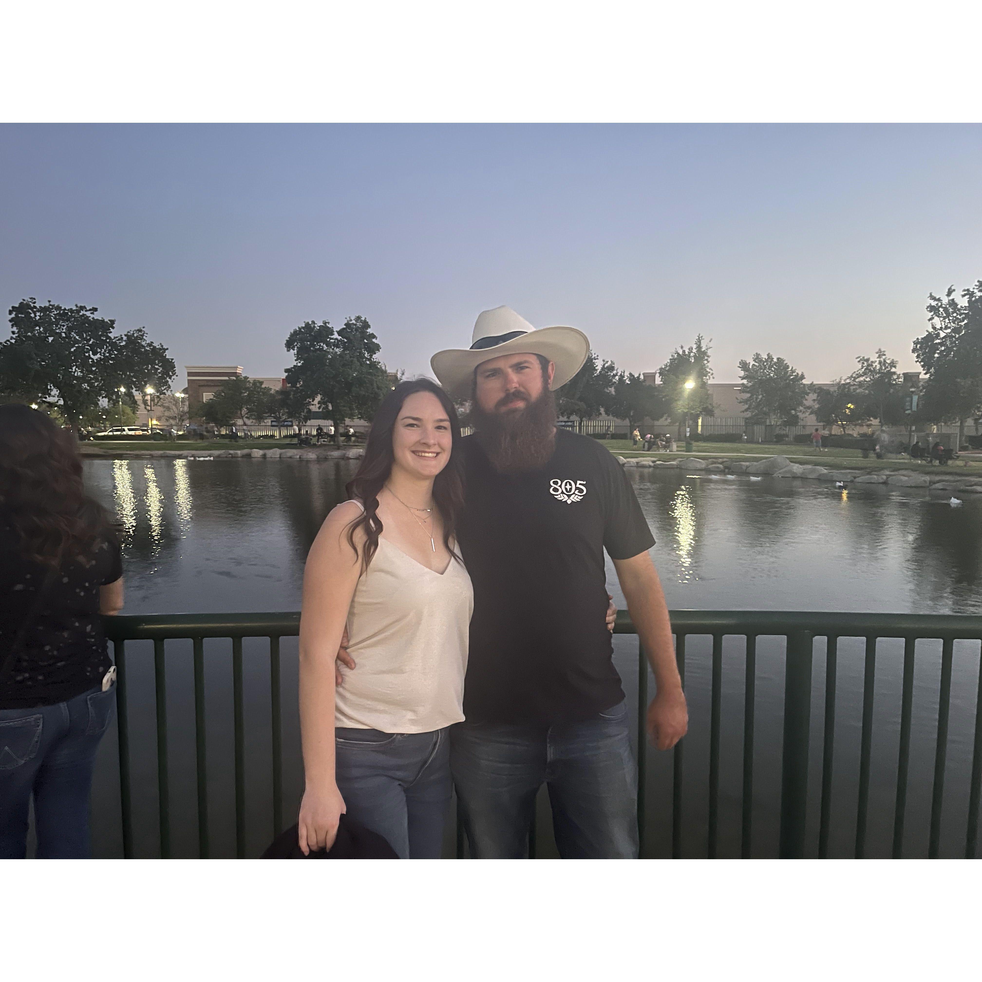 Our first concert together