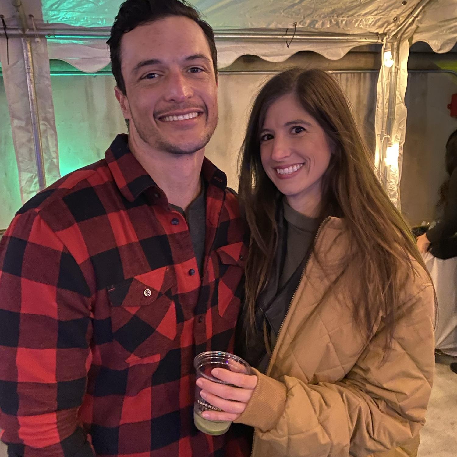 Our first photo taken together. Mardi Gras 2022.