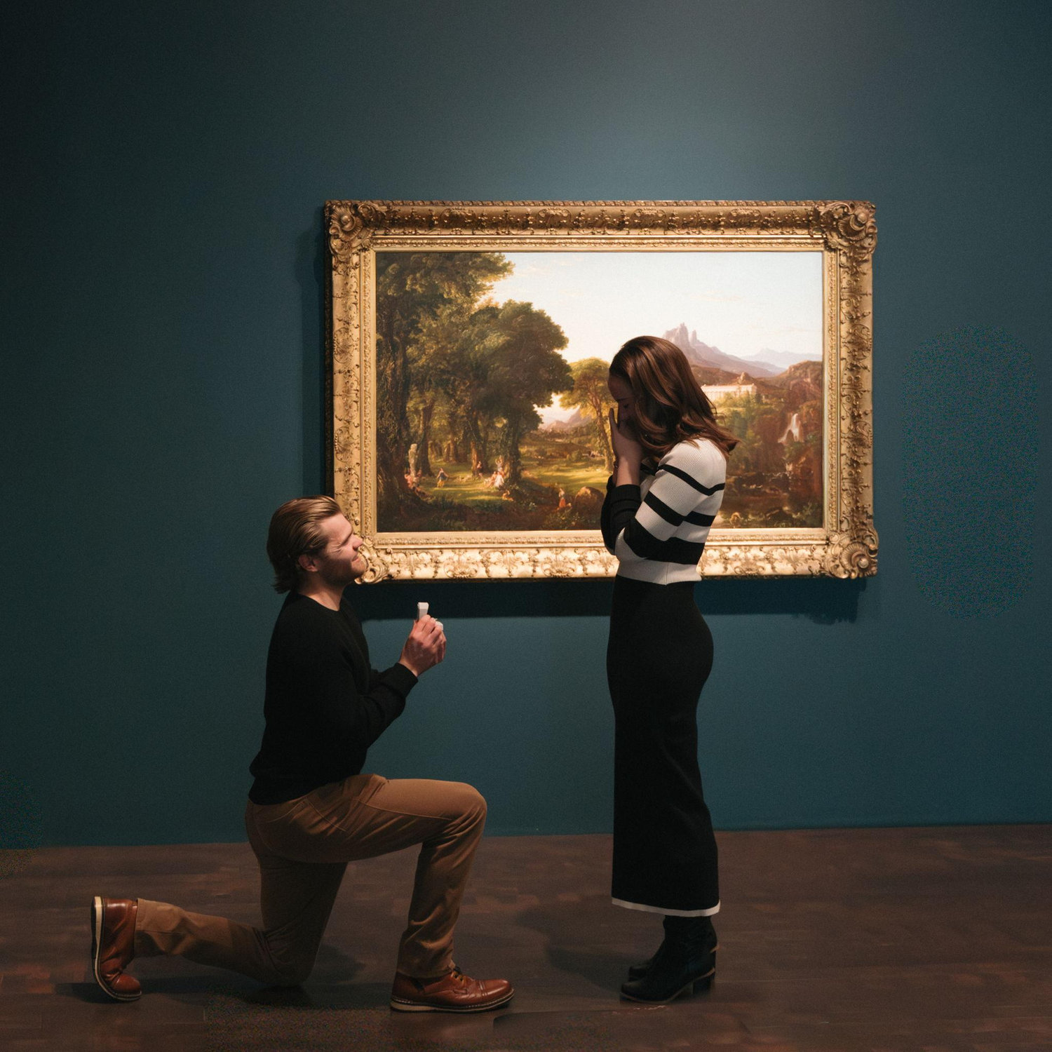 She said yes!