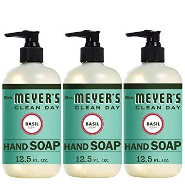 Mrs. Meyer´s Clean Day Hand Soap, Basil, 12.5 fl oz, 3 ct