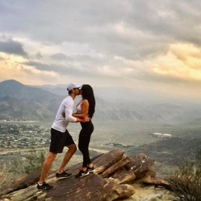 Our first time in Palm Springs together and the first time we fell in love