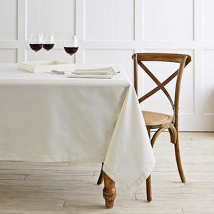 Hotel Tablecloth, 70" X108", Ivory
