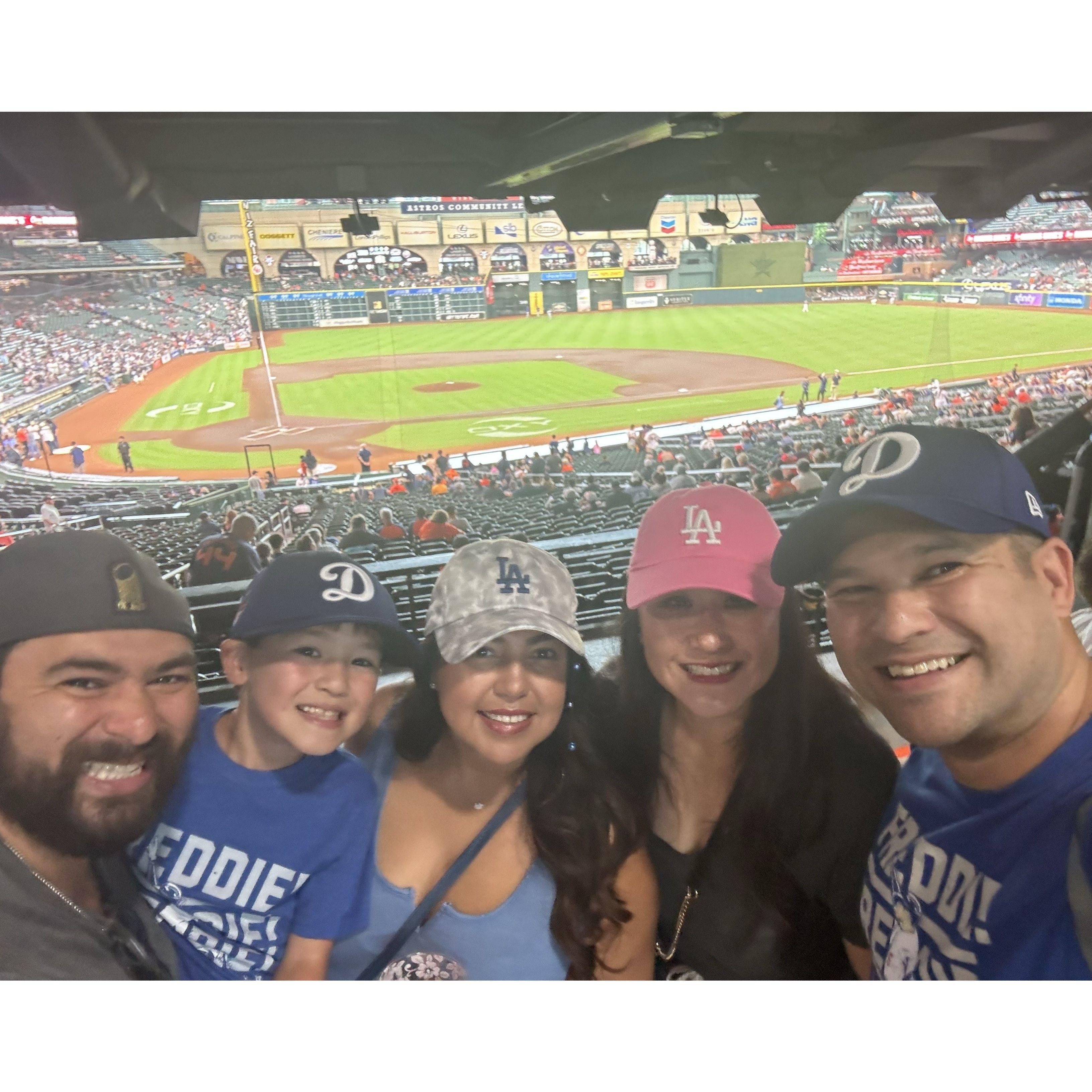 In July '24, we went to Houston to continue our Stadium Tour.  Steve, Holly and Daehan also made the trip out to Houston!