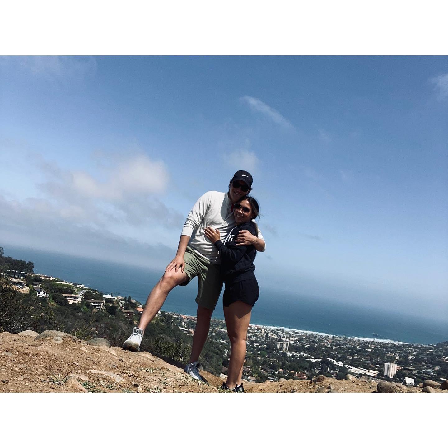 Our first trip together, we traveled to San Diego!