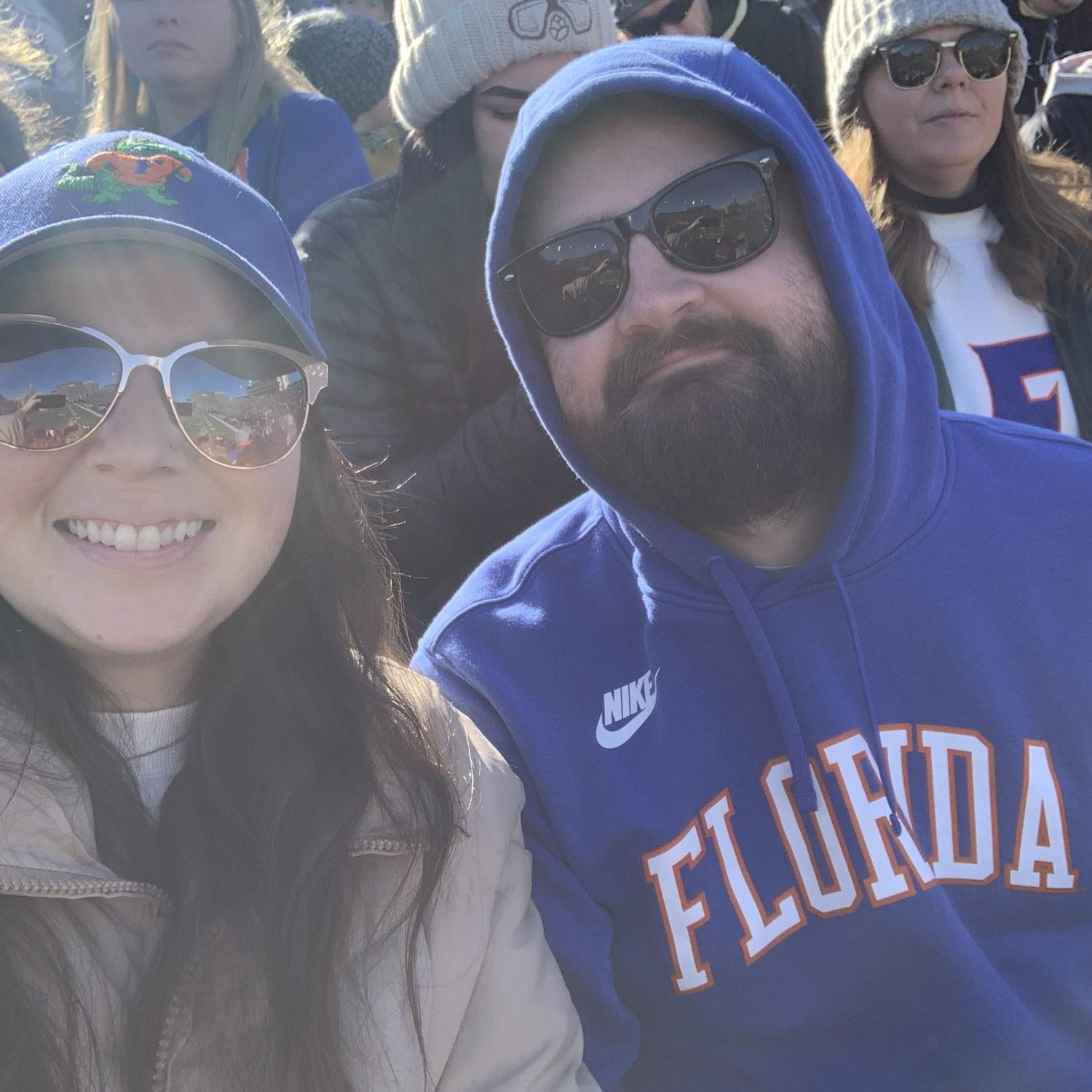 A very cold Florida Gators vs. Vanderbilt football game (Nashville)