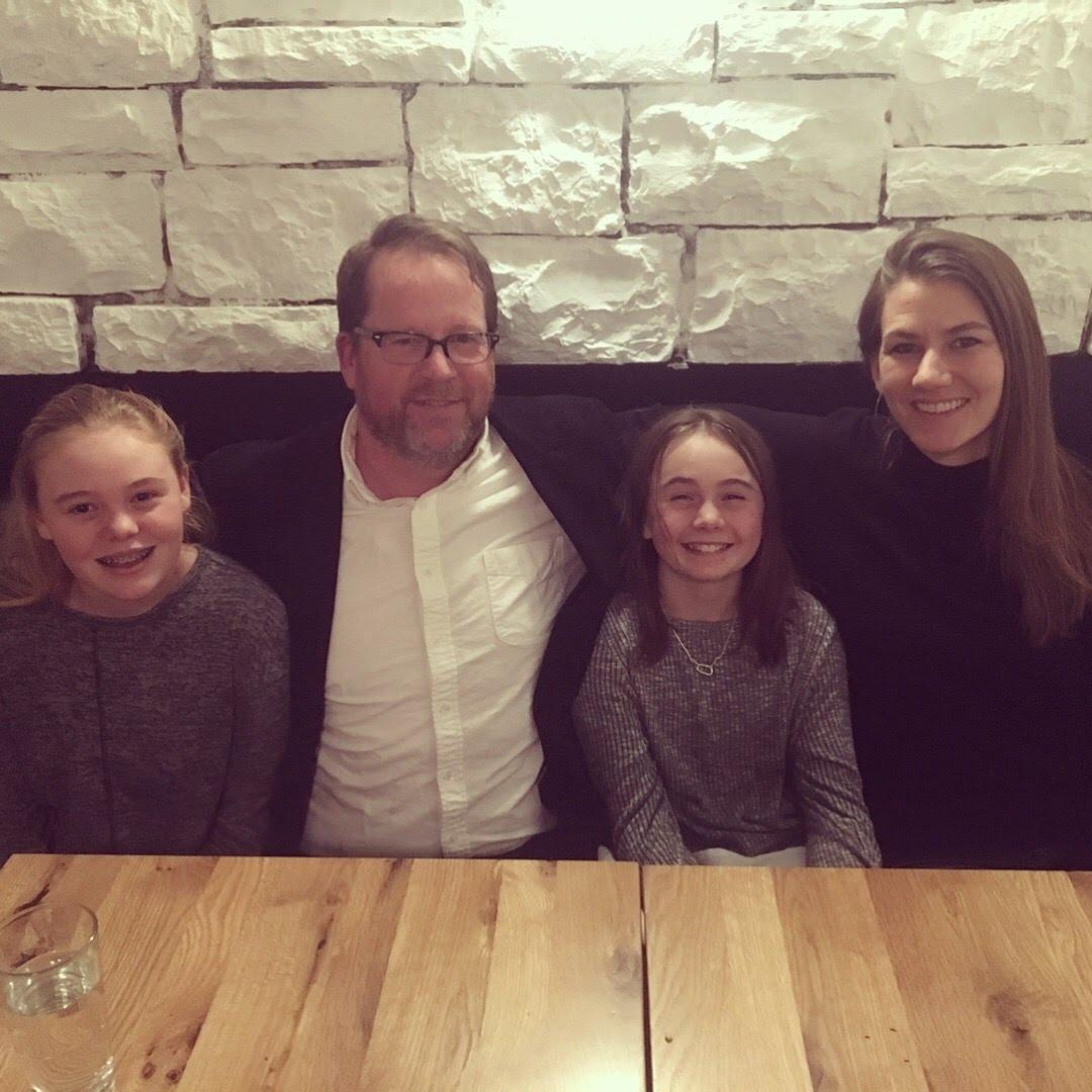 Celebration dinner at Basta with the girls after the proposal
