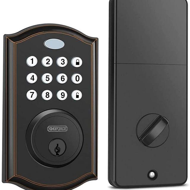 Keypad Deadbolt Lock, Keyless Entry Door Lock,Door Lock with Keypads,Electronic Deadbolt for Maximum Security in Homes and Offices
