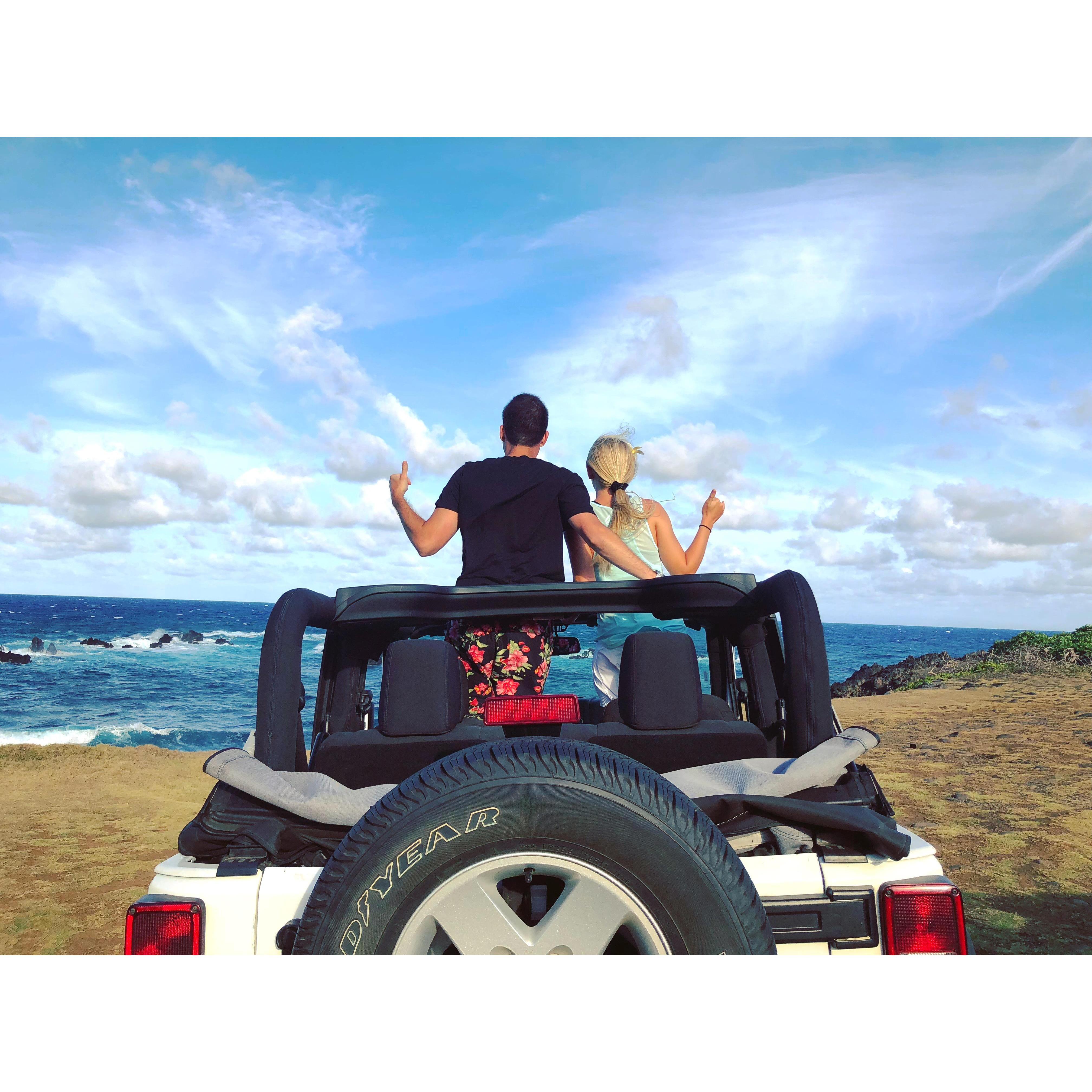 Our first trip to Maui together! Road to Hana!