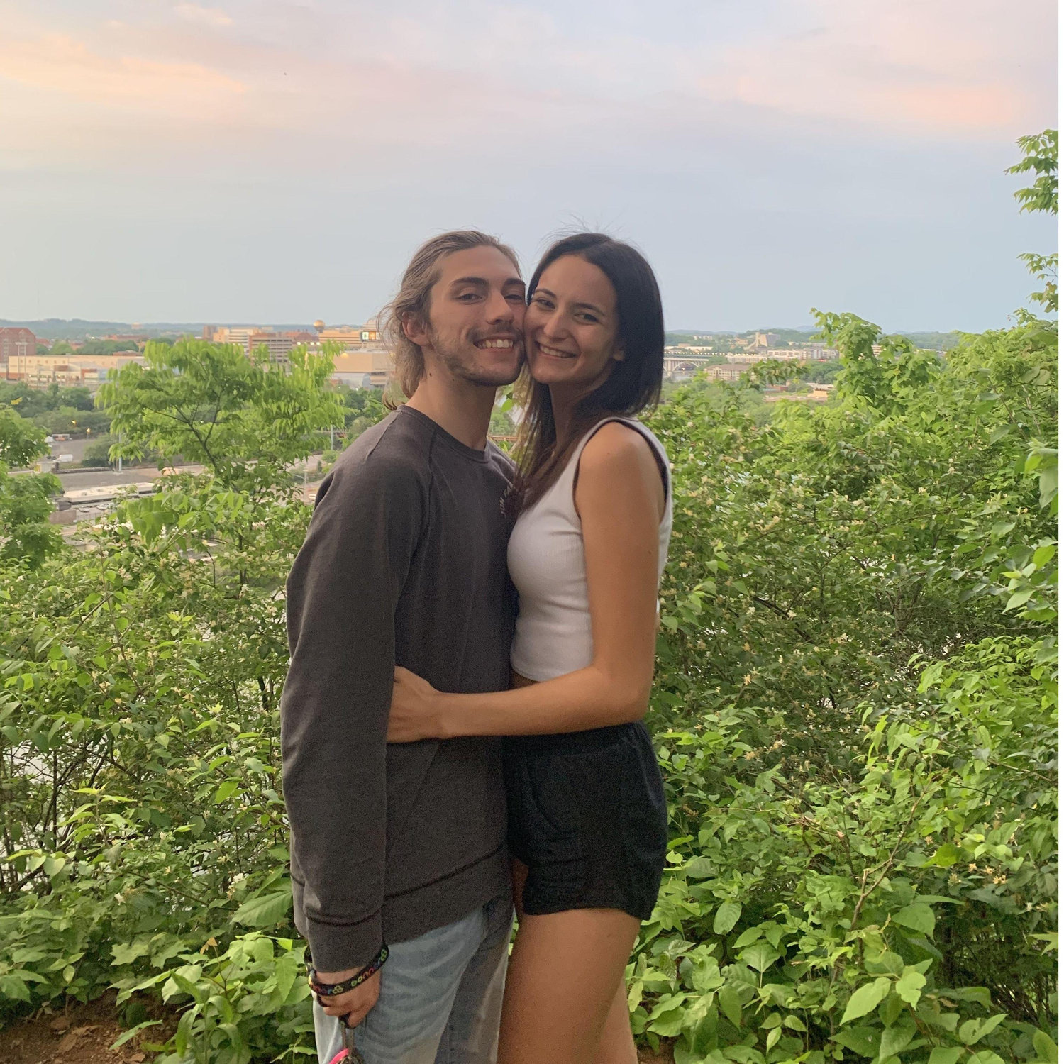 May 2nd, 2022: Picture time at the bluffs in Knoxville where we enjoyed many sunsets