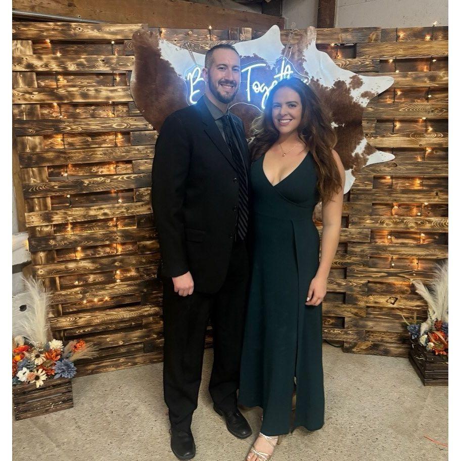 Our first wedding together!
