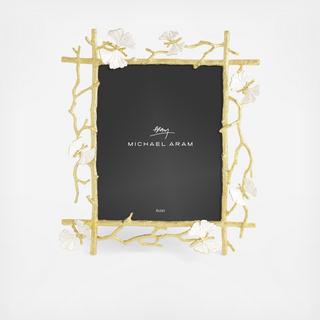 Butterfly Ginkgo Gold Photo Frame