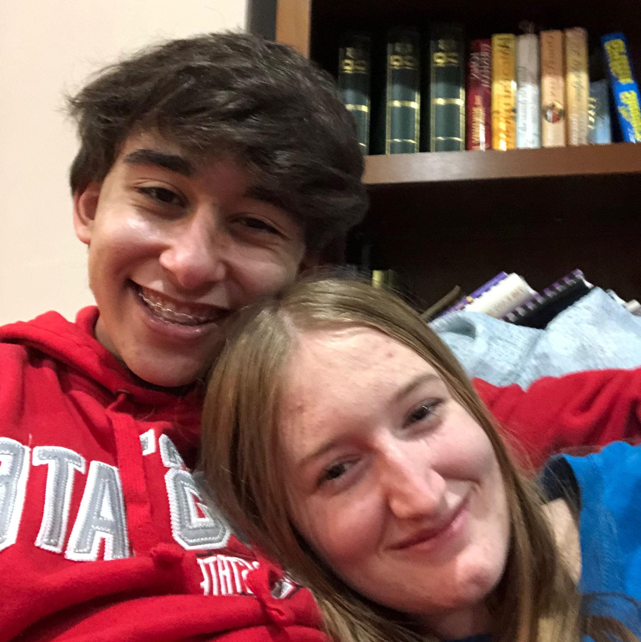 Our very first photo together (January, 2020) - pre-dating