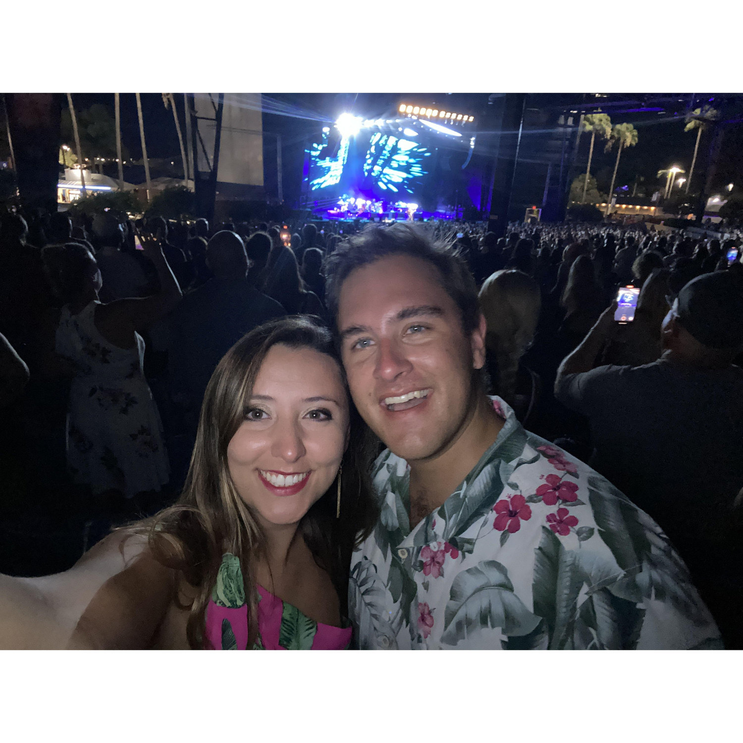 One of Jordan and Fred's favorite memories together - a Keith Urban concert in West Palm Beach, FL!