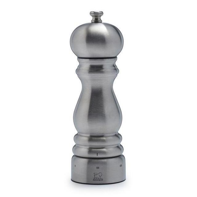 Peugeot Stainless Steel Pepper Mill, 7"