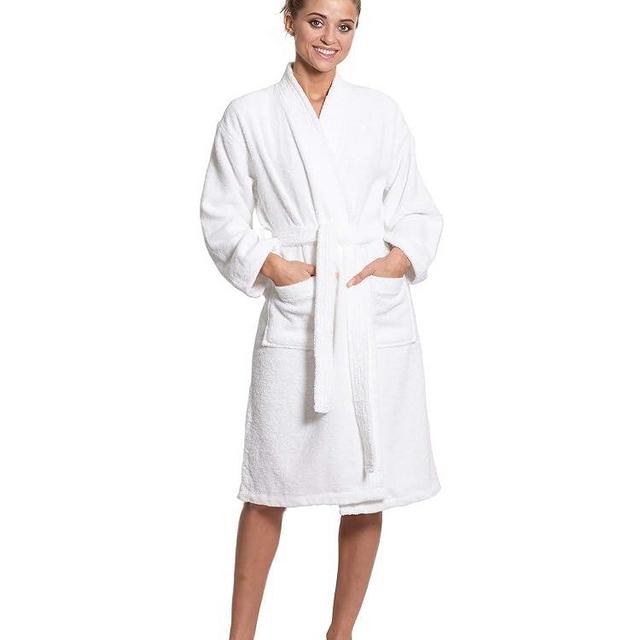 Turkuoise Soft & Absorbent Towel Robe, 100% Cotton Turkish Terry Cloth Kimono Bathrobes for Women