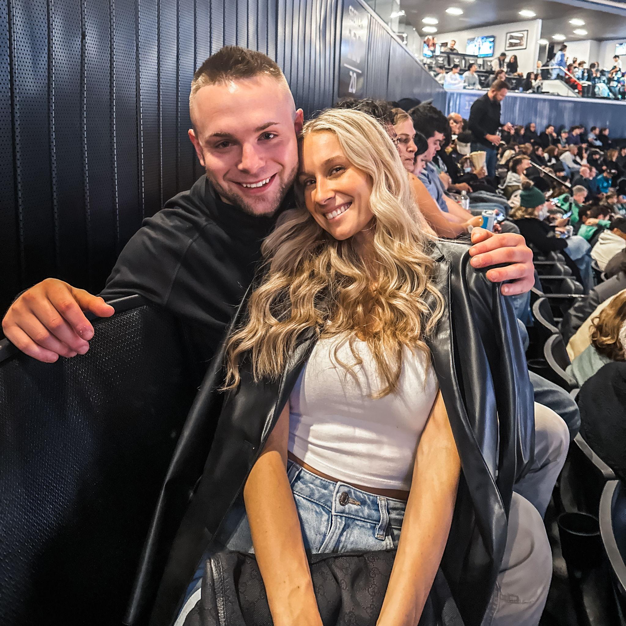 Our second date at the Nets game