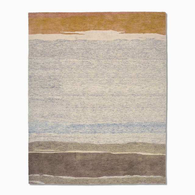Meadow Tufted Wool Rug, 5x8, Natural