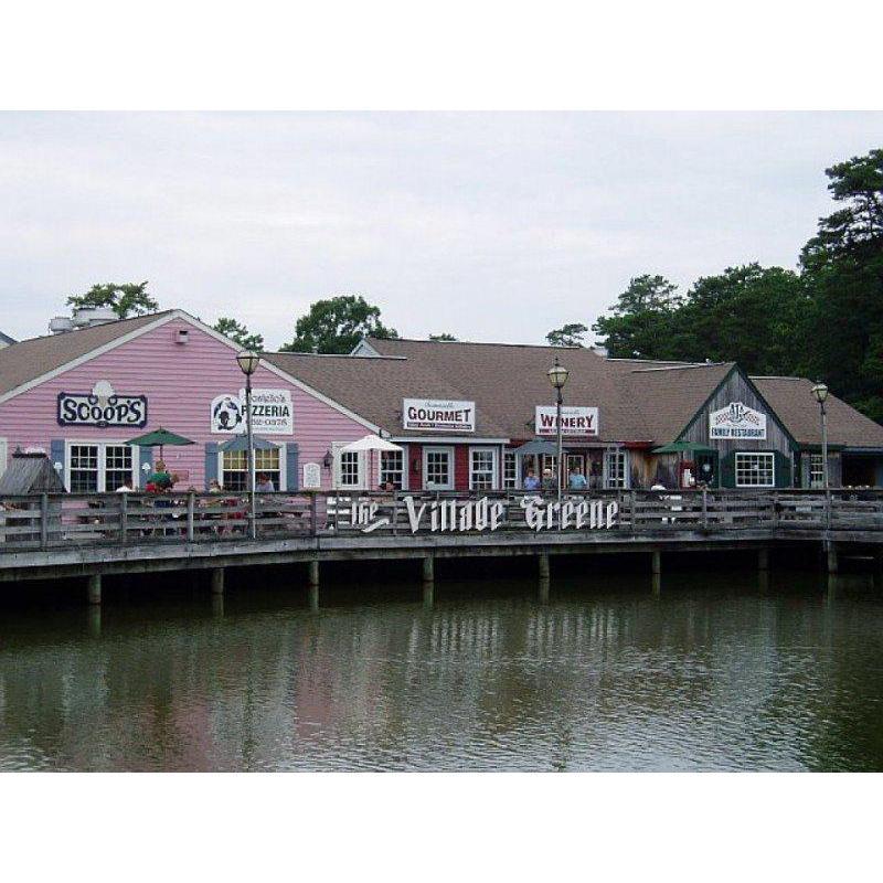 View of shops in Smithville...