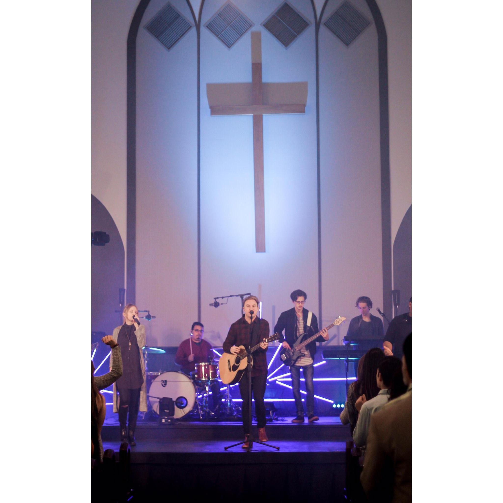 Leading together at our home church has been some of our favorite memories together.