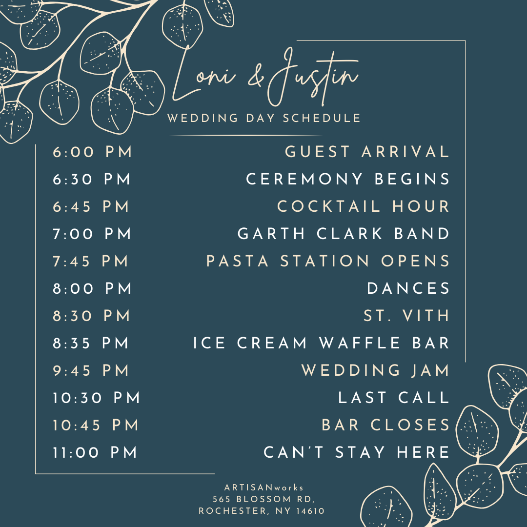 The Wedding Website of Loni Wellman and Justin Gurnsey