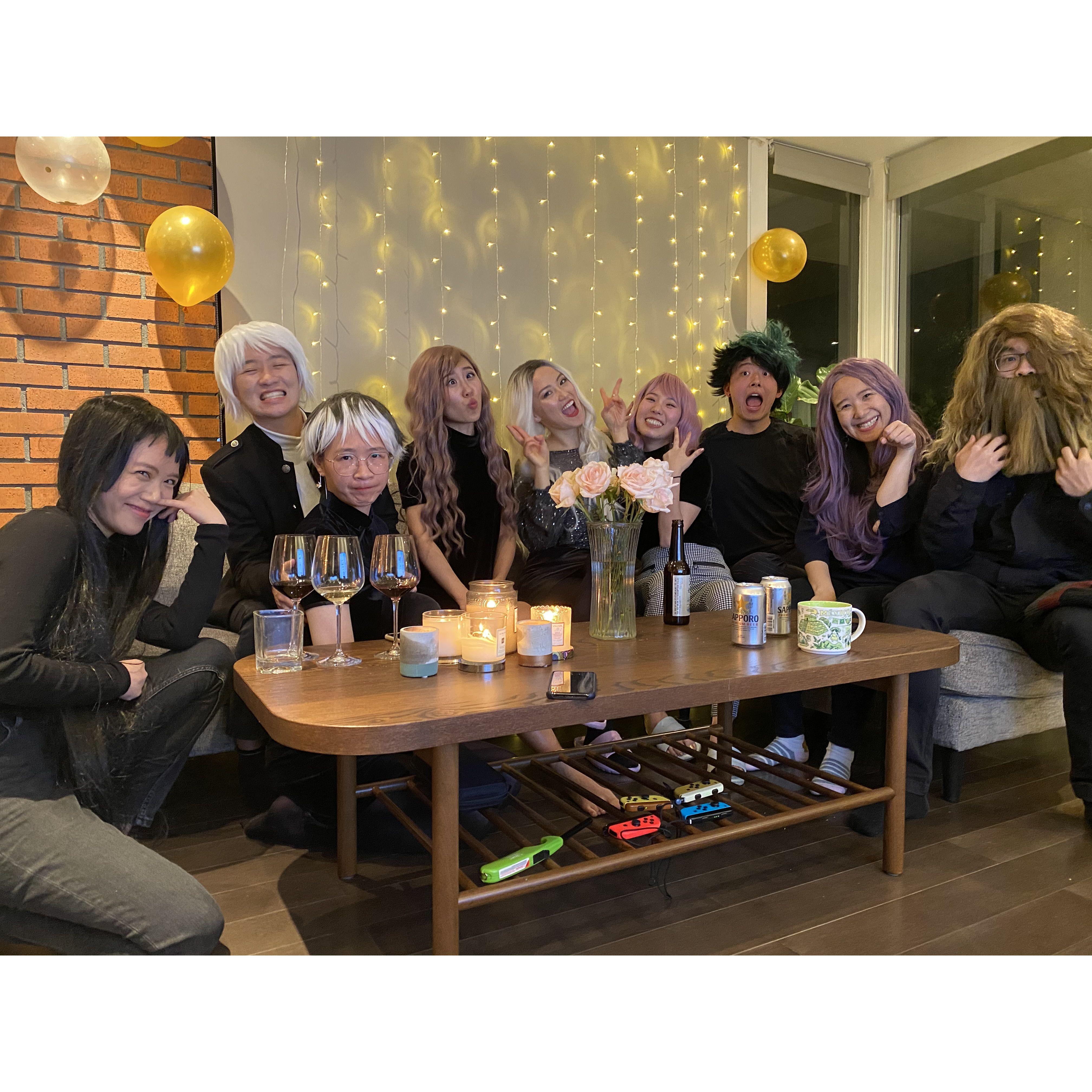 2019年十二月 第一次共同出席朋友的派对