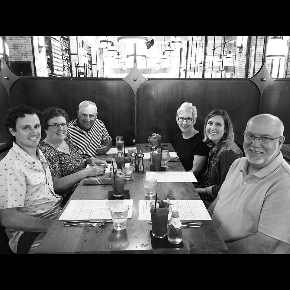 The first time our families met.