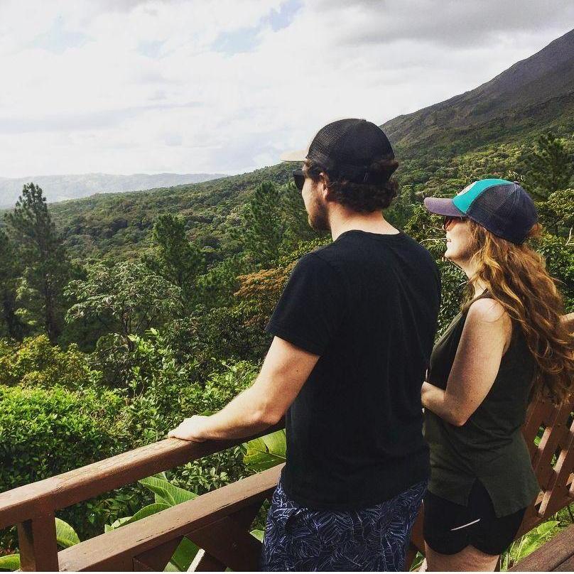 Overlooking the jungles of Arenal National Park in Costa Rica for Kody's 29th birthday.