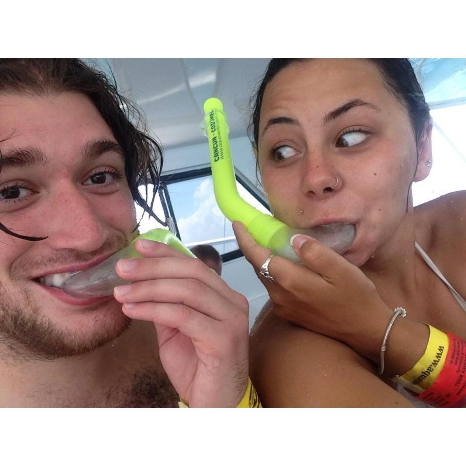 Our first trip together. Cancun, Mexico August 2014