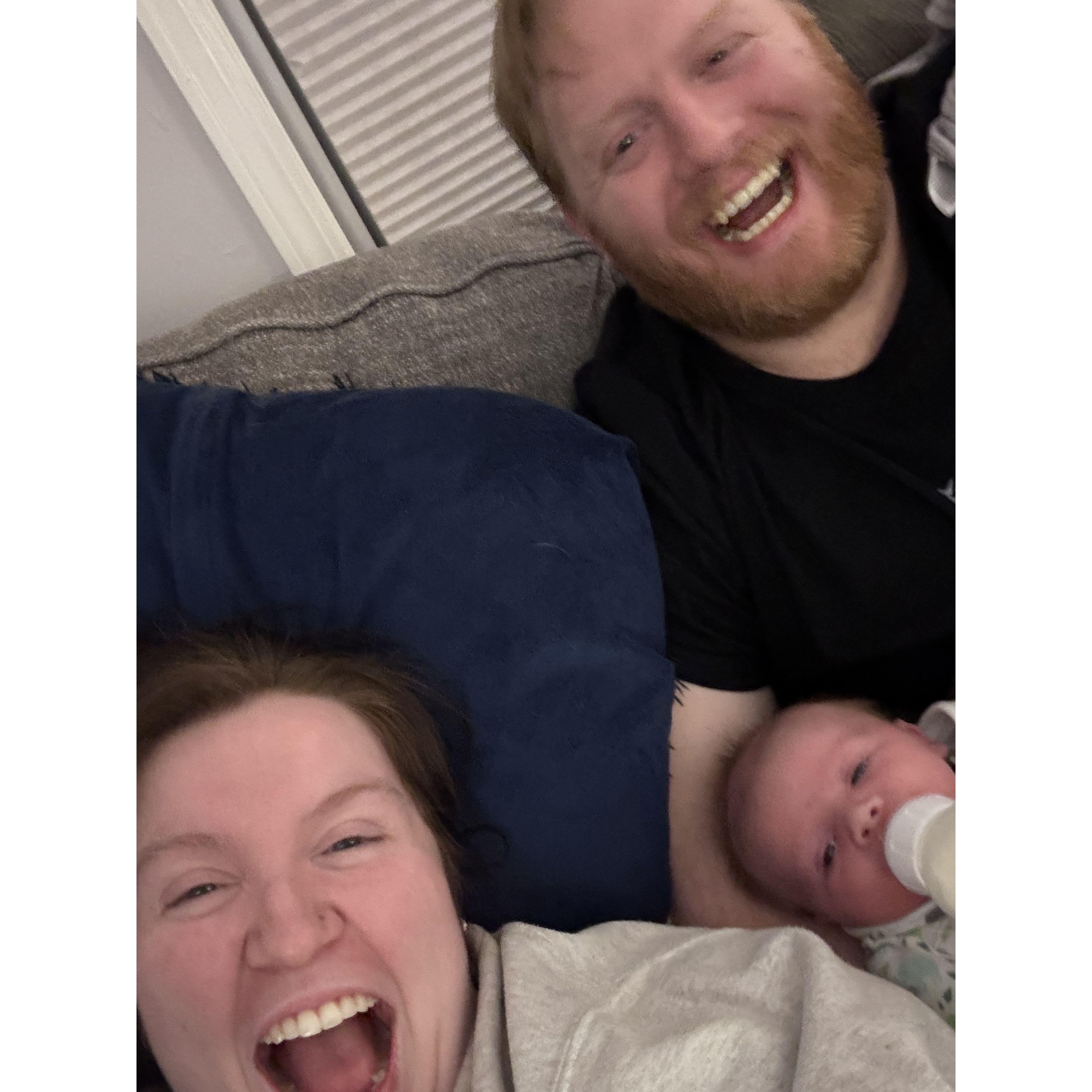 January 2025 - Family fun with a newborn