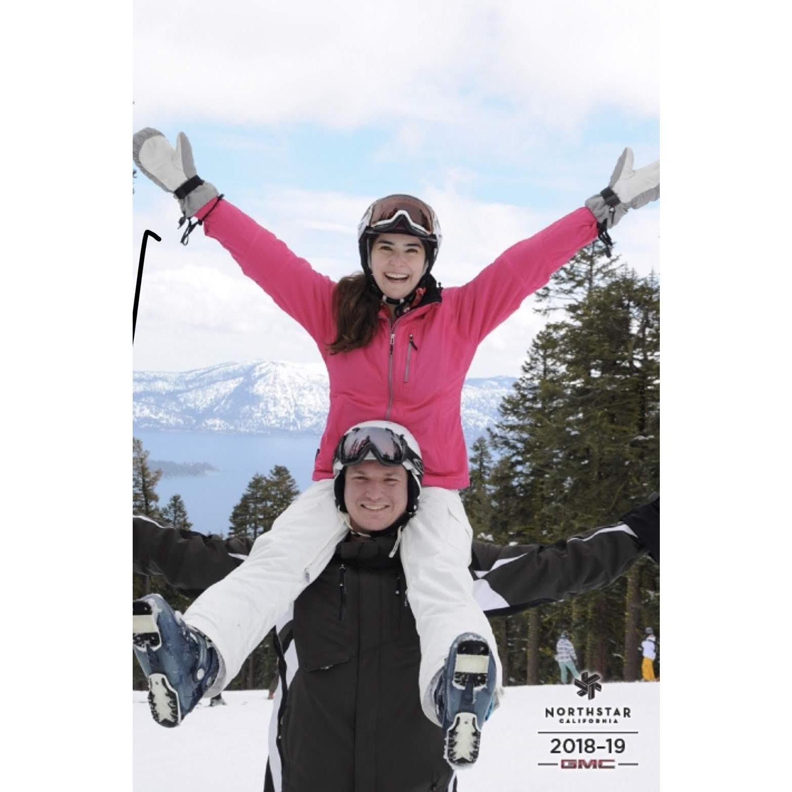 Skiing at Northstar California in Tahoe 2019