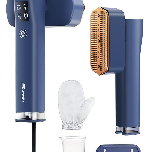Steamer for Clothes Portable Handheld Garment Steamer,15s Fast Heat-up,100ml Water Tank,Steamer Ironing Gloves,20 Minutes of Continuous Ironing for Travel and Home