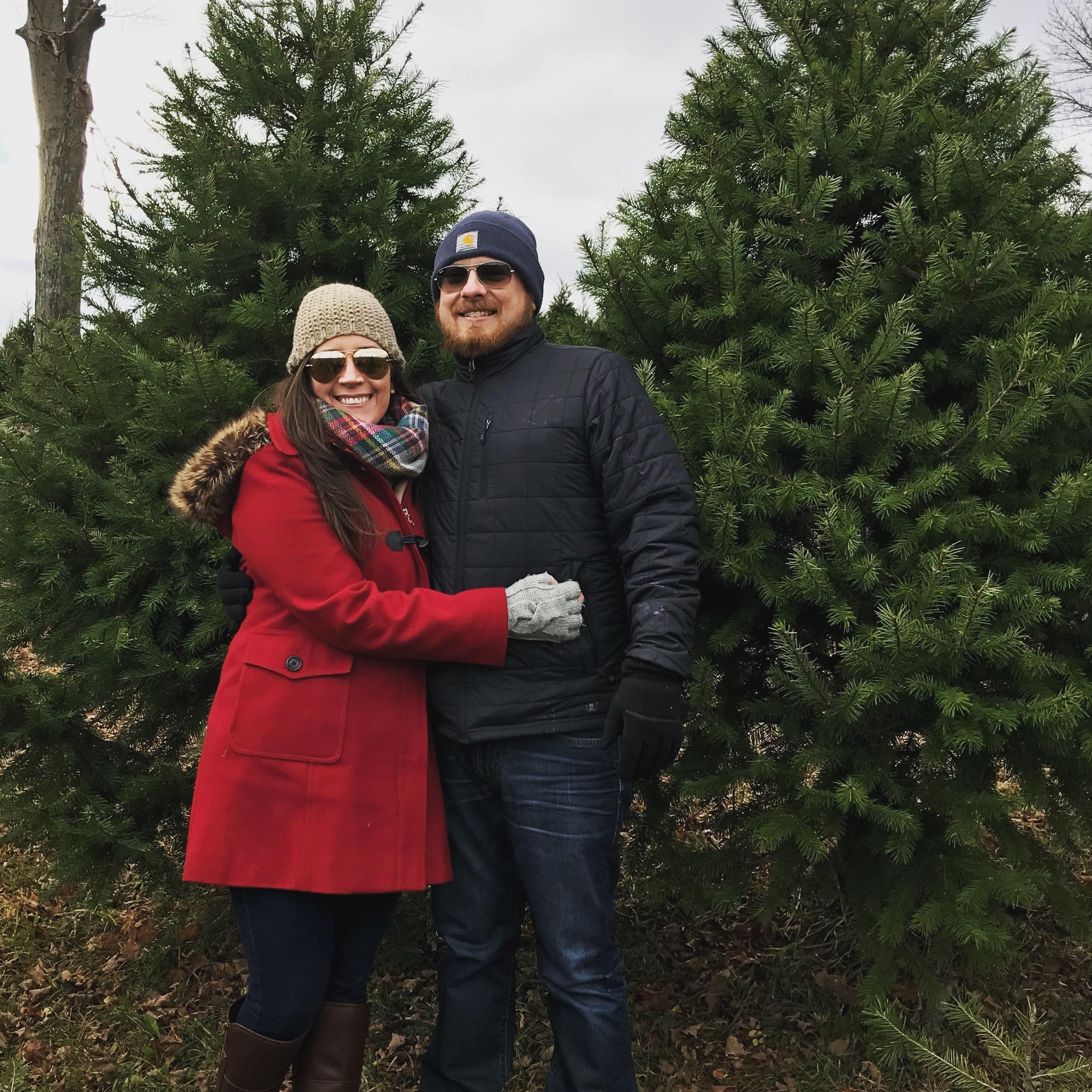 annual Christmas tree hunt