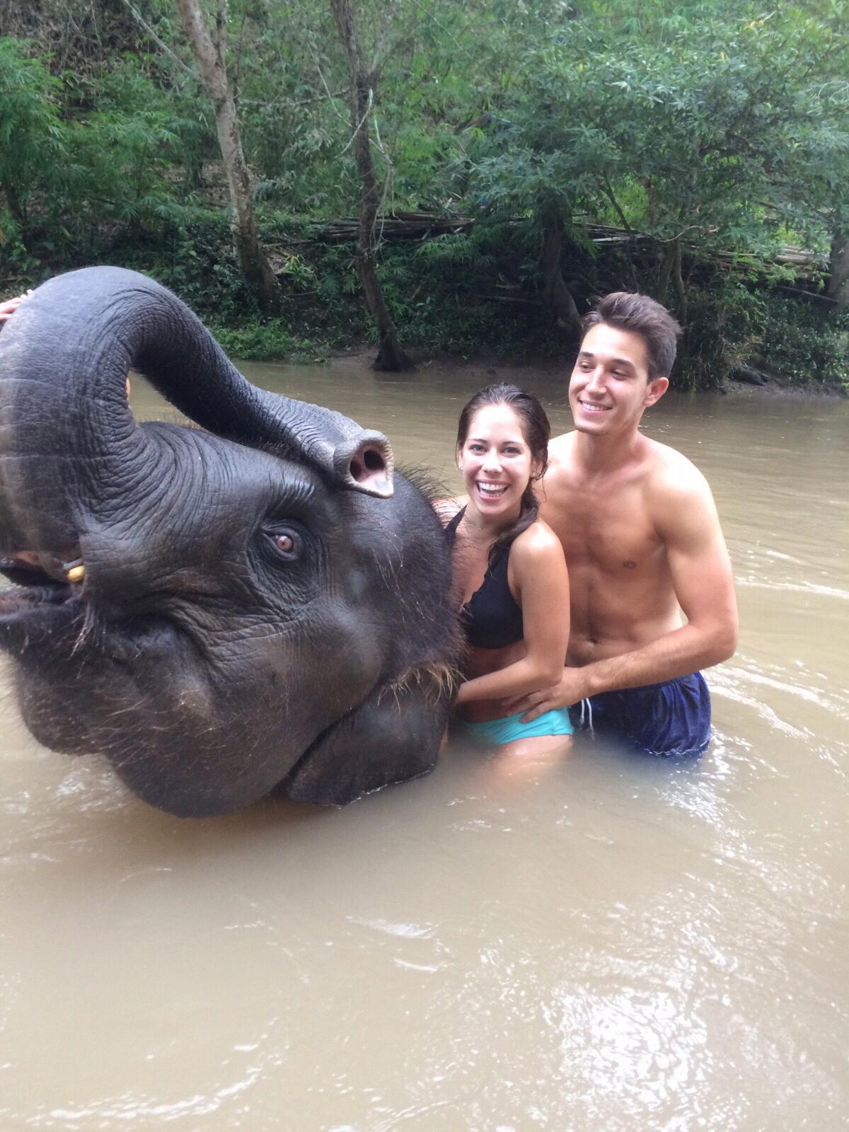 A magical experience at an elephant sanctuary!