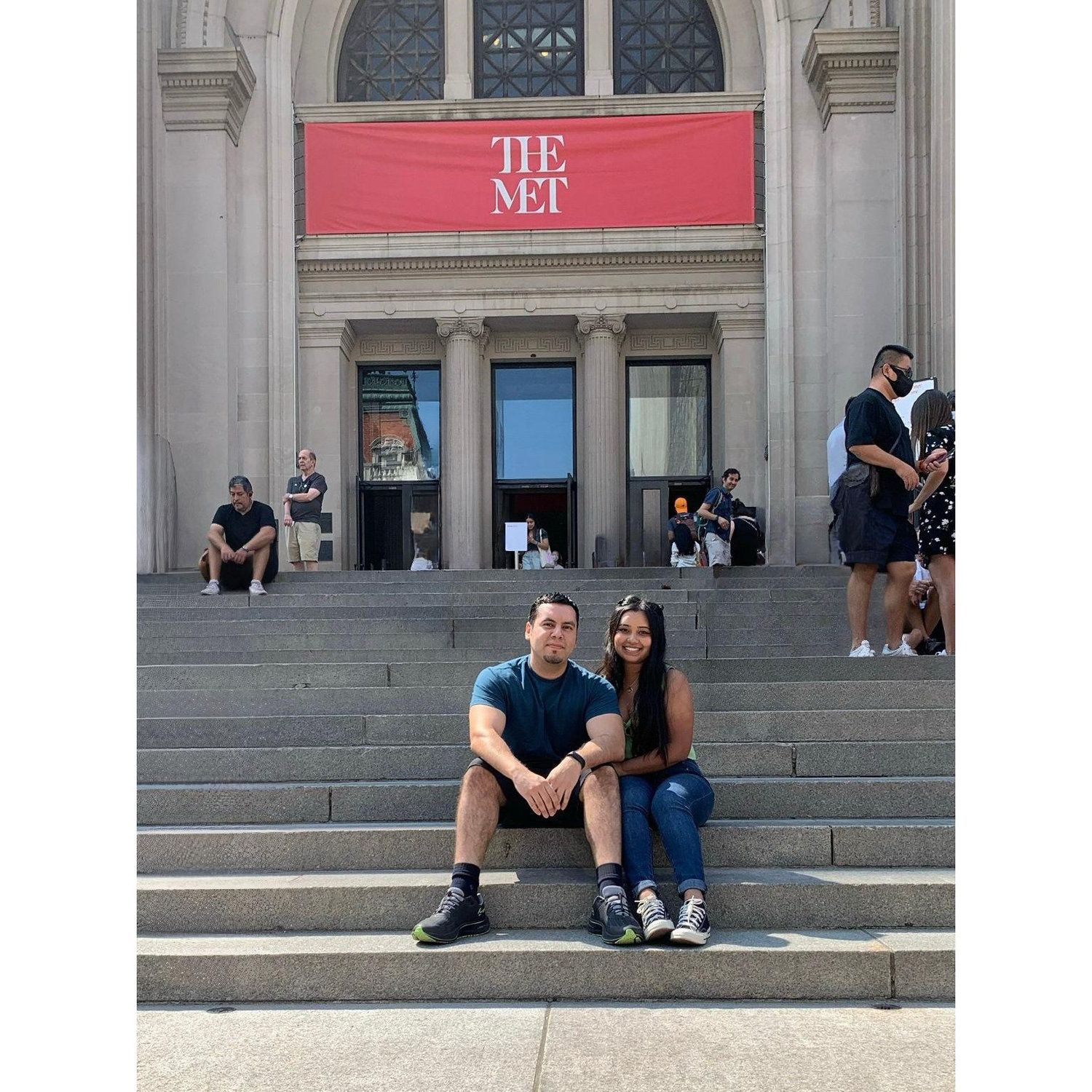 Summer time in New York.. but this is not where we Met.