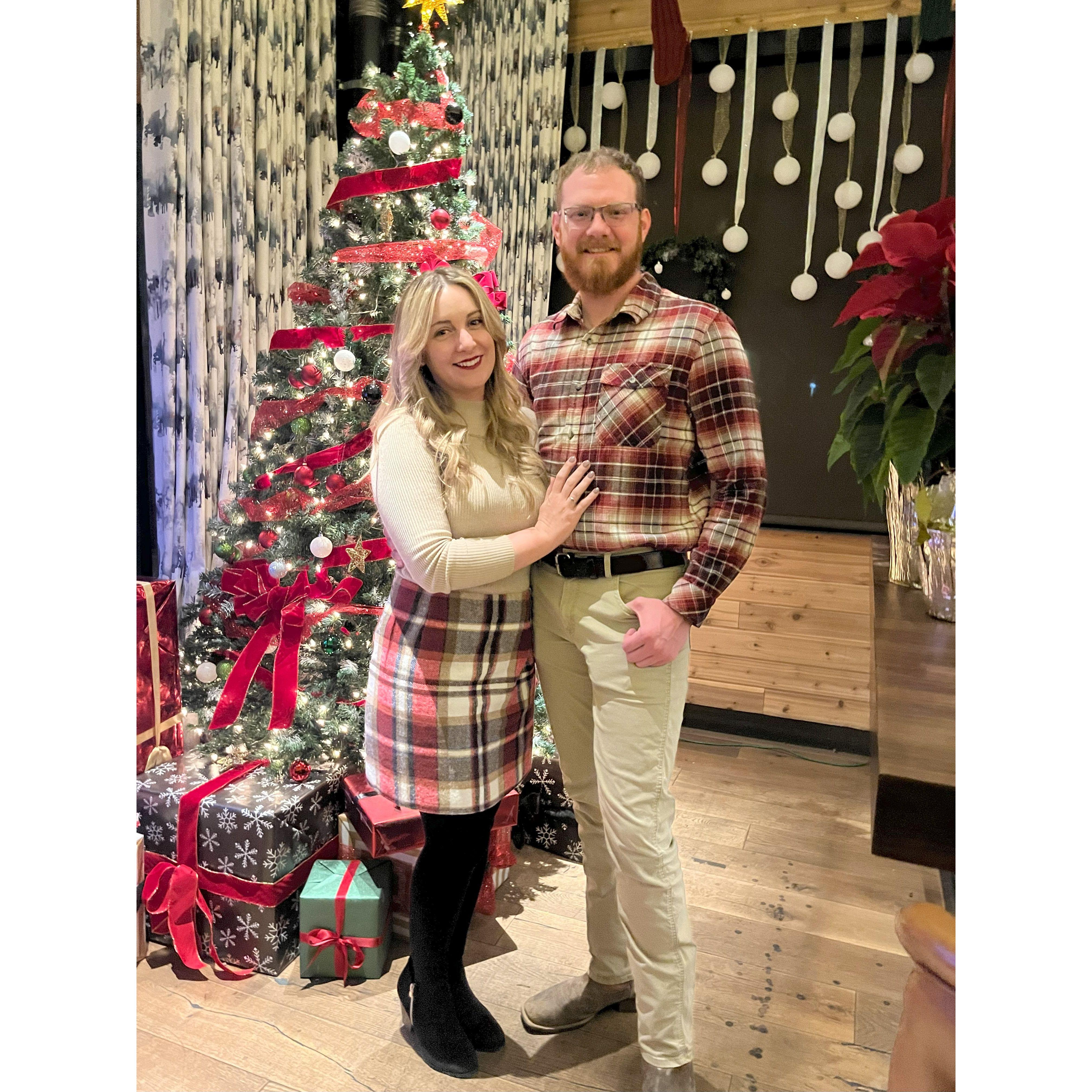 Forever each other's Christmas party dates