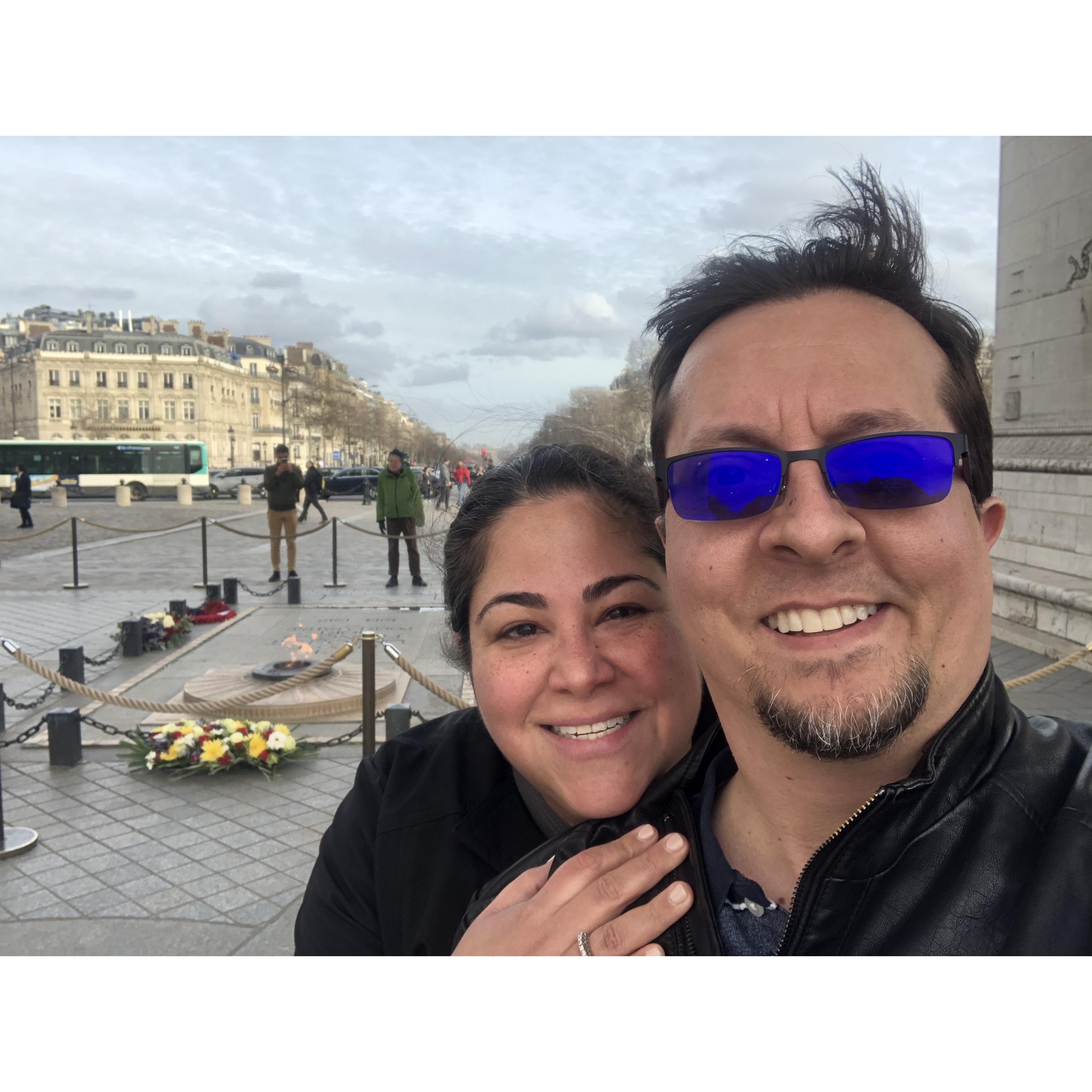 Arc de Triomphe, Paris, March 2020