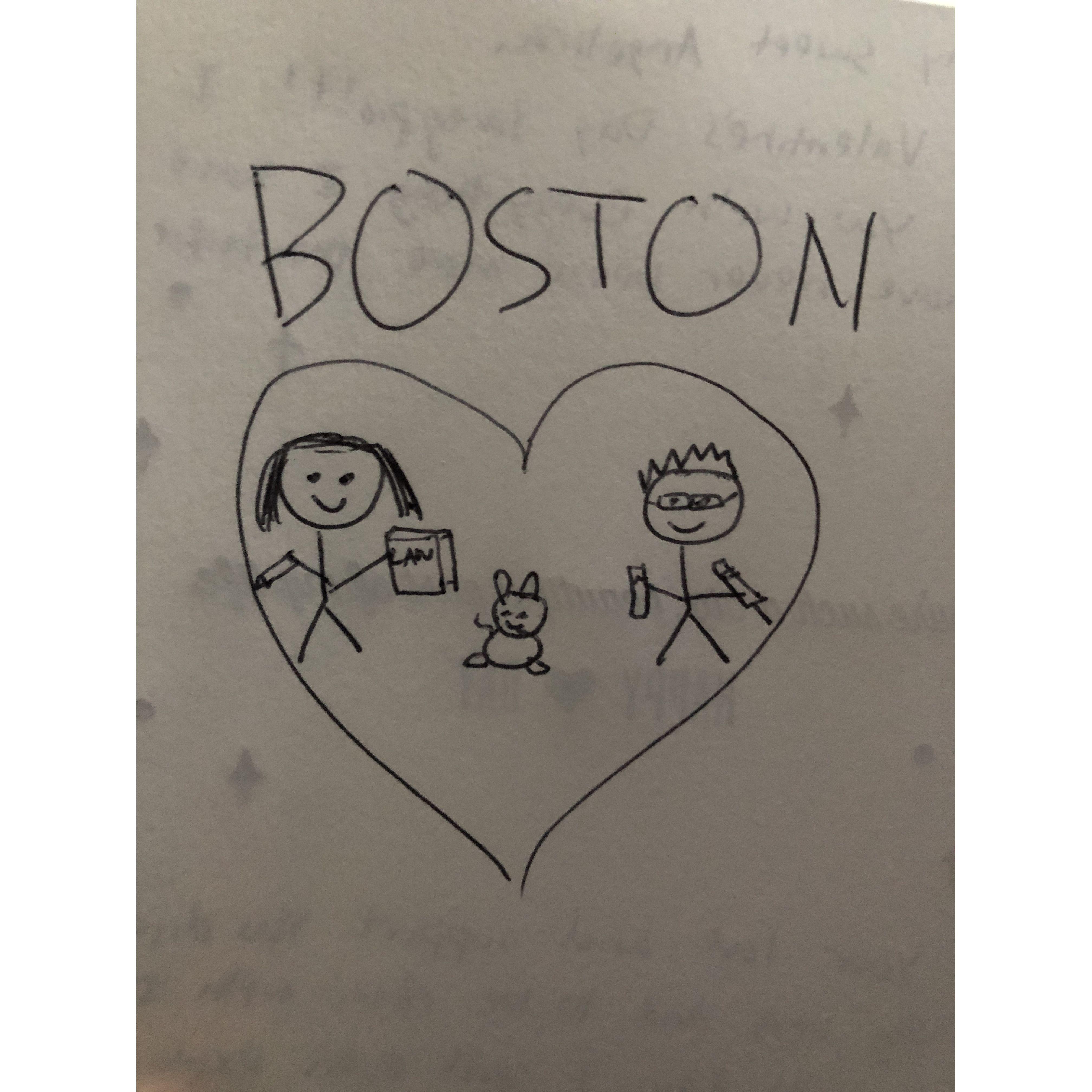 2020 - Travis drew a picture of what our future was going to look like. He was right!!