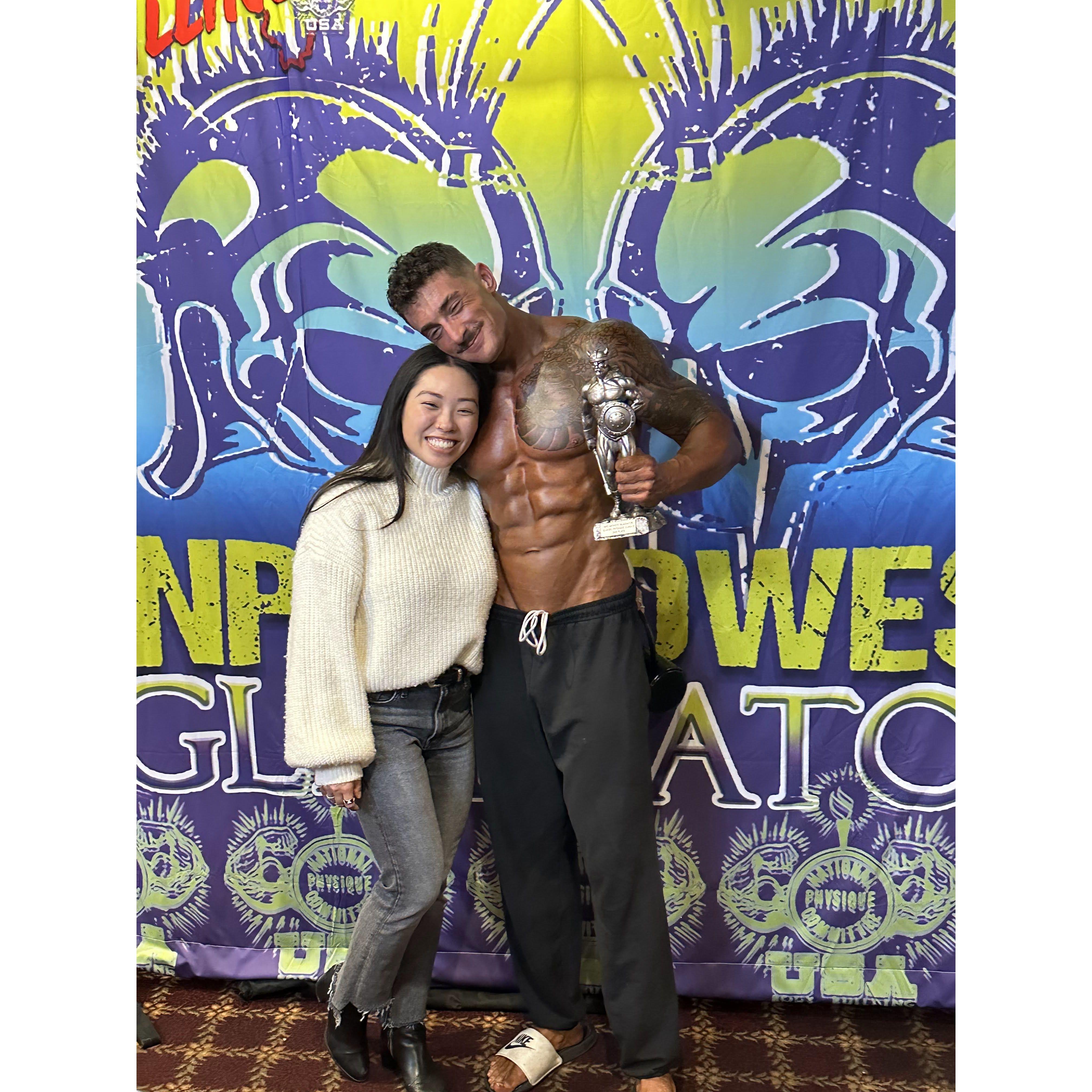 Jonathon's 3rd body building competition