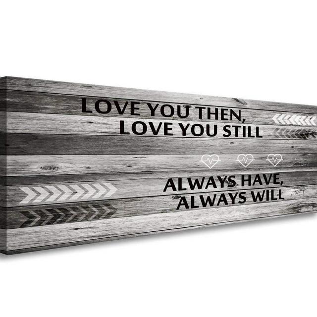 DZL Art - A71841 Canvas Wall Art Love You Still Large Wall Art (Ready to Hang) for Master Bedroom Wall Decor