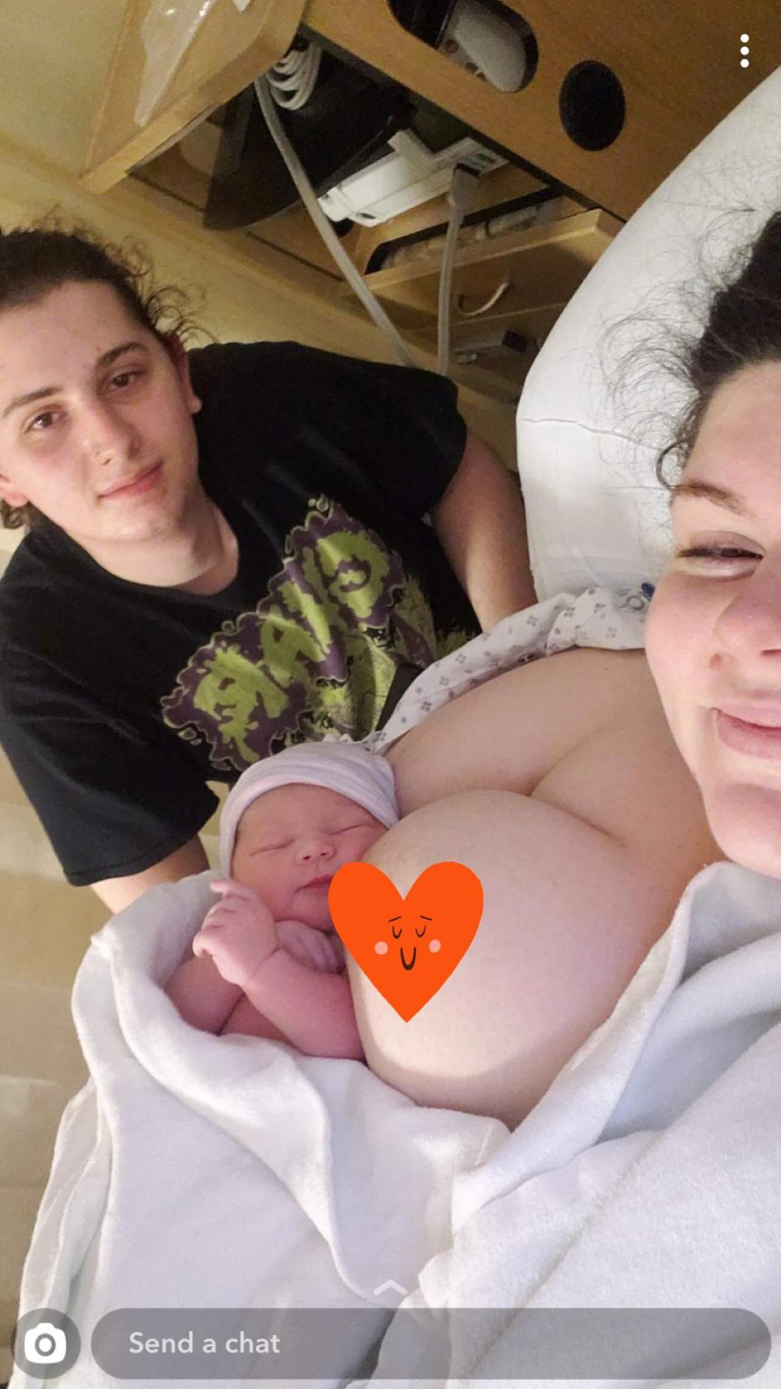 We welcomed our beautiful daughter Andromeda Jade to the world ♥