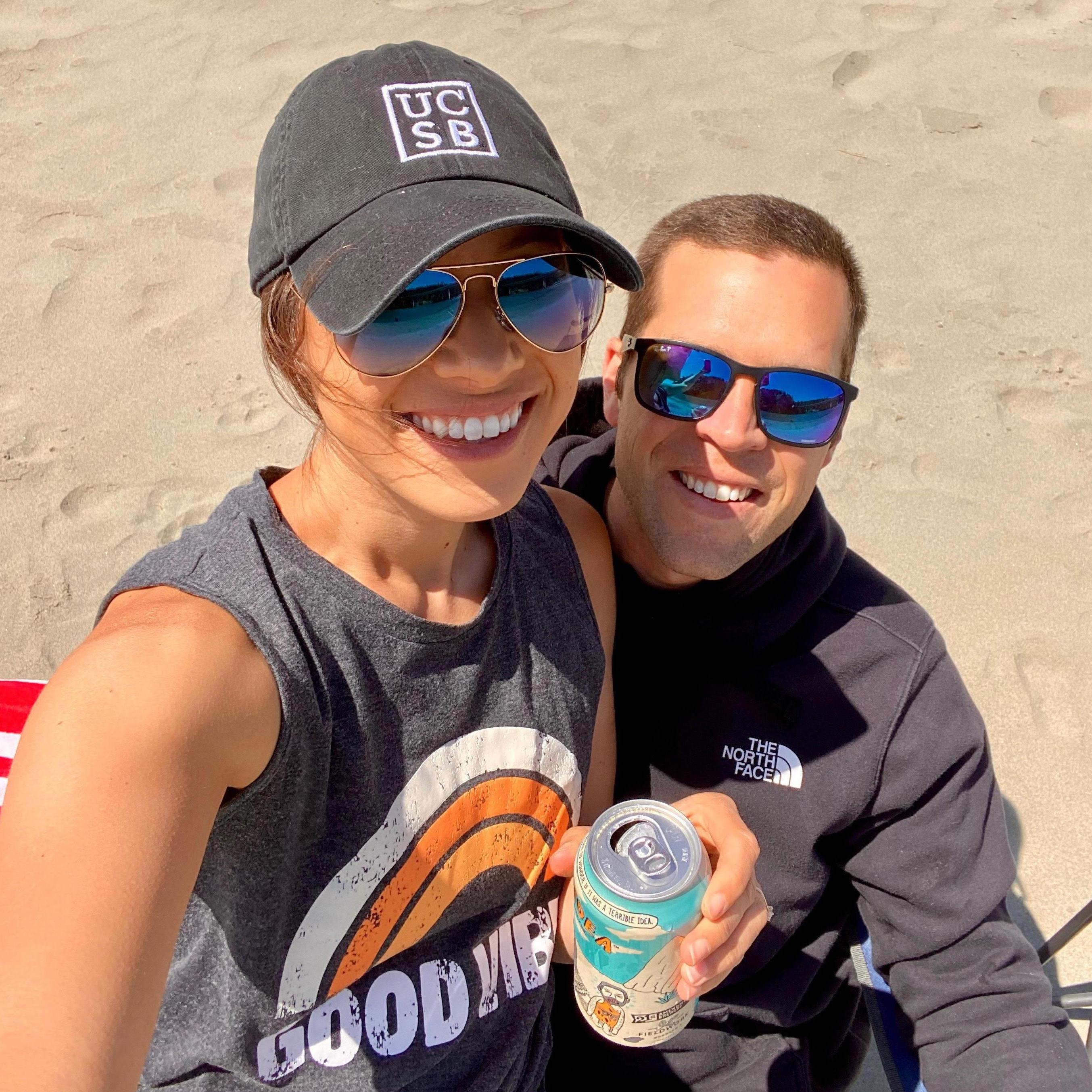Beers and beaches in Mendocino.