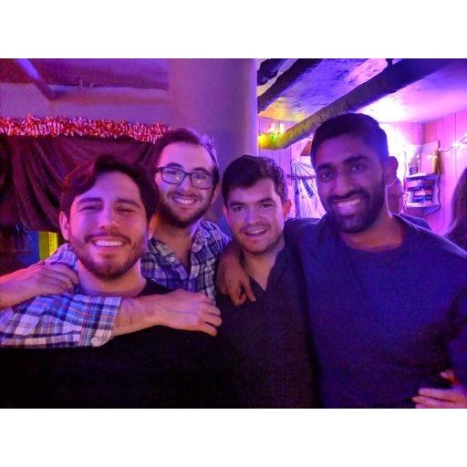 PoH Clayton, groomsman Connor and BM Ajay.