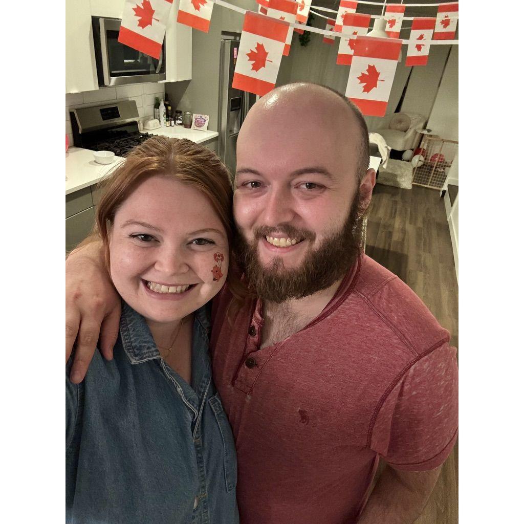 Our first annual Canada Day party!